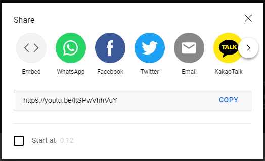 youtube share